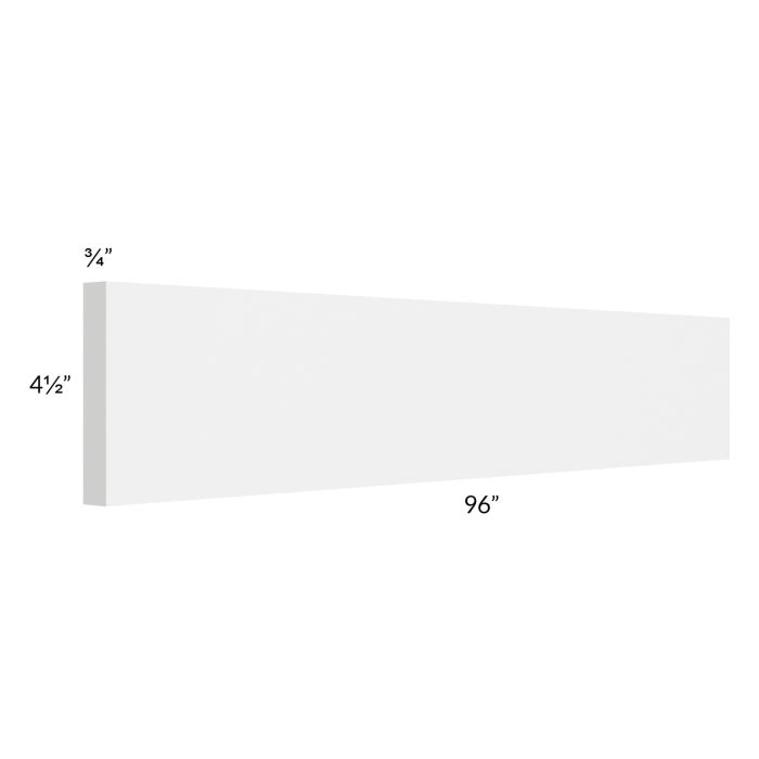 Milan White Gloss Base Board Molding