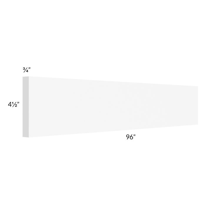Milan White Matte Base Board Molding