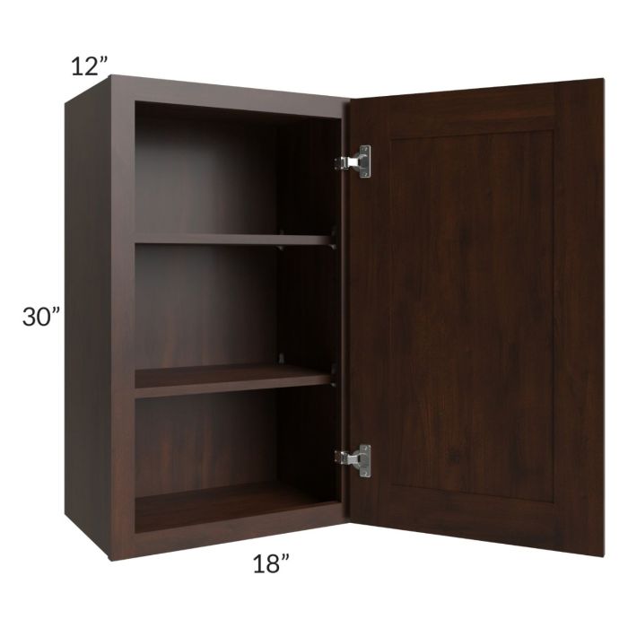 Biscotti Caf?? Glazed 18x30 Wall Cabinet