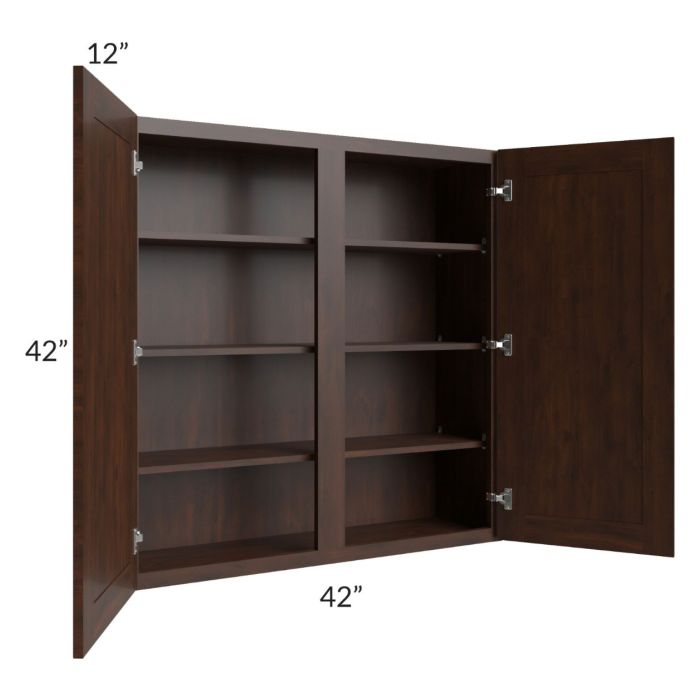 Biscotti Caf?? Glazed 42x42 Wall Cabinet