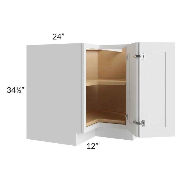 Bayville White 36" Lazy Susan Base Cabinet