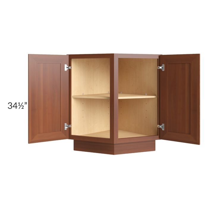 Phoenix Caramel Glaze 24" Base End Cabinet