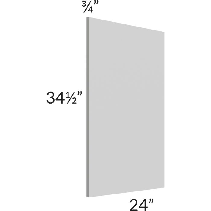 Midtown Painted Grey Shaker Appliance End Panel