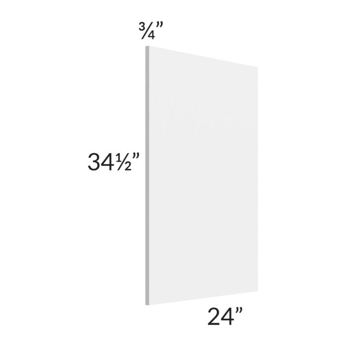 Salem White Appliance End Panel