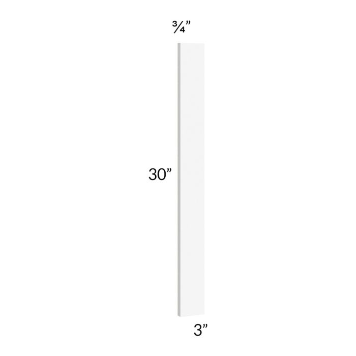 Milan White Matte 3" Base Filler