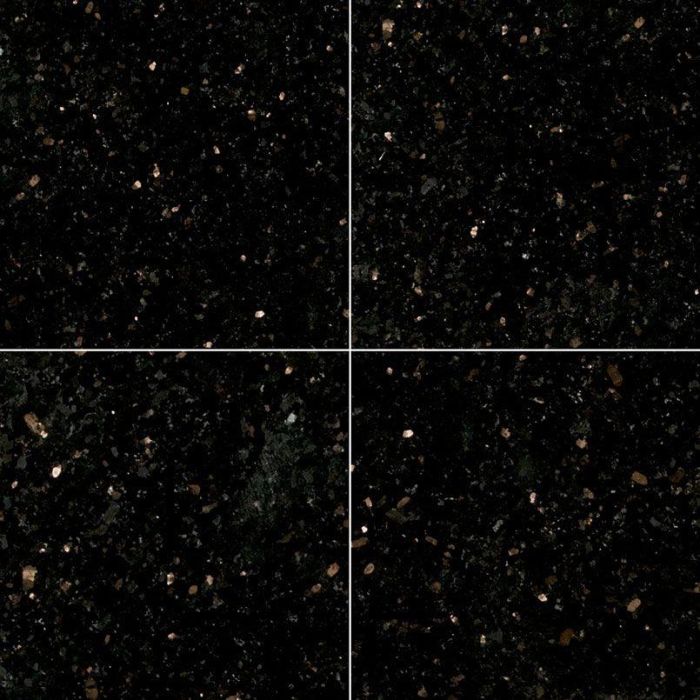 Black Galaxy 24" x 24" Granite Tile