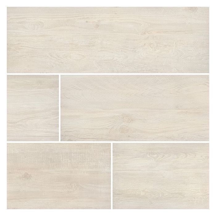 Caldera Blanca 8 x 47 Rectified Porcelain Tile