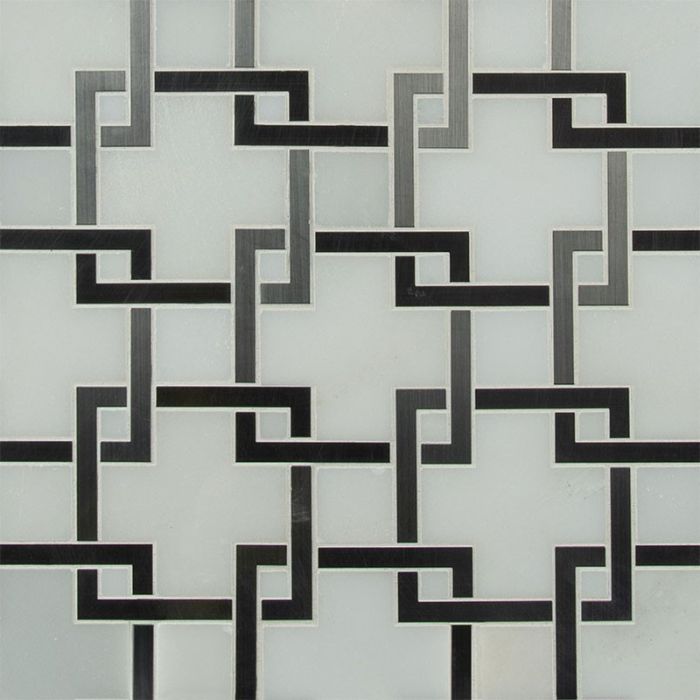 Blanco Lynx Mosaic Tile