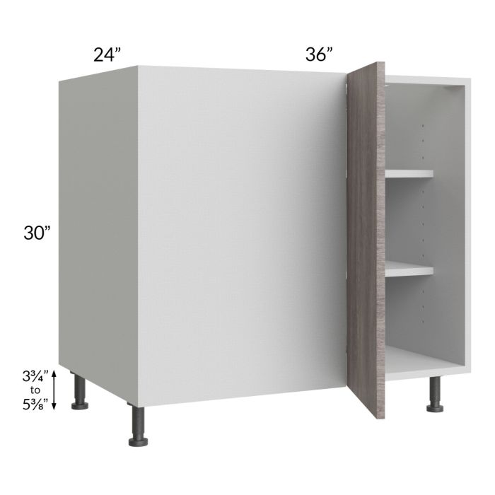 Milan Hazel 42" - 45" Full Height Door Blind Base Corner Cabinet