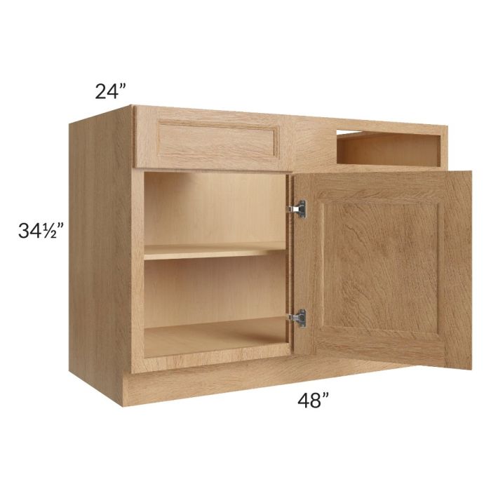 Tuscan Timber 48" - 51" Blind Base Corner Cabinet