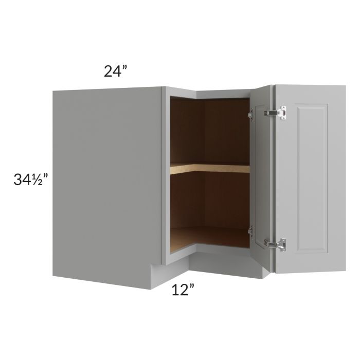 Charlotte Grey 36" Corner Base Cabinet (Trays sold separately for a Lazy Susan application)