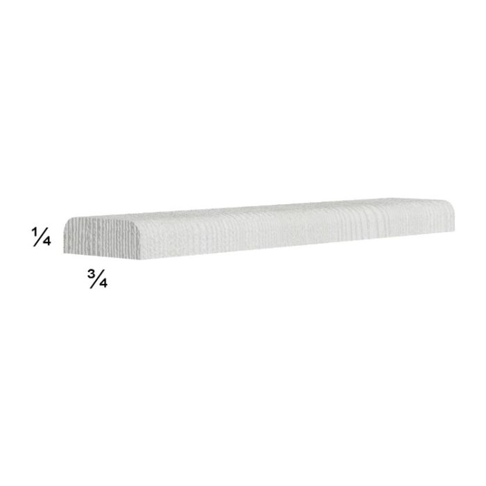 Euro White Grain 96" Batten Moulding