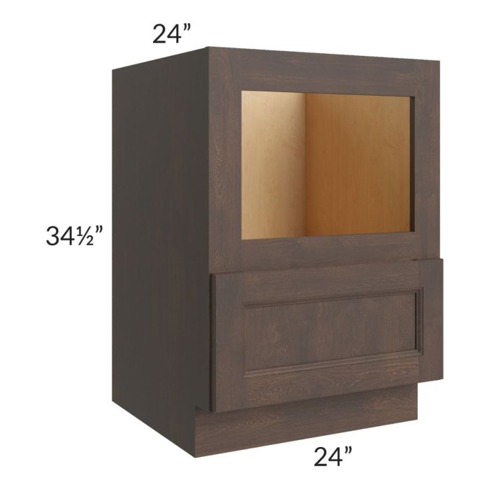 Tuscan Kona Brown 24" Base Microwave Cabinet