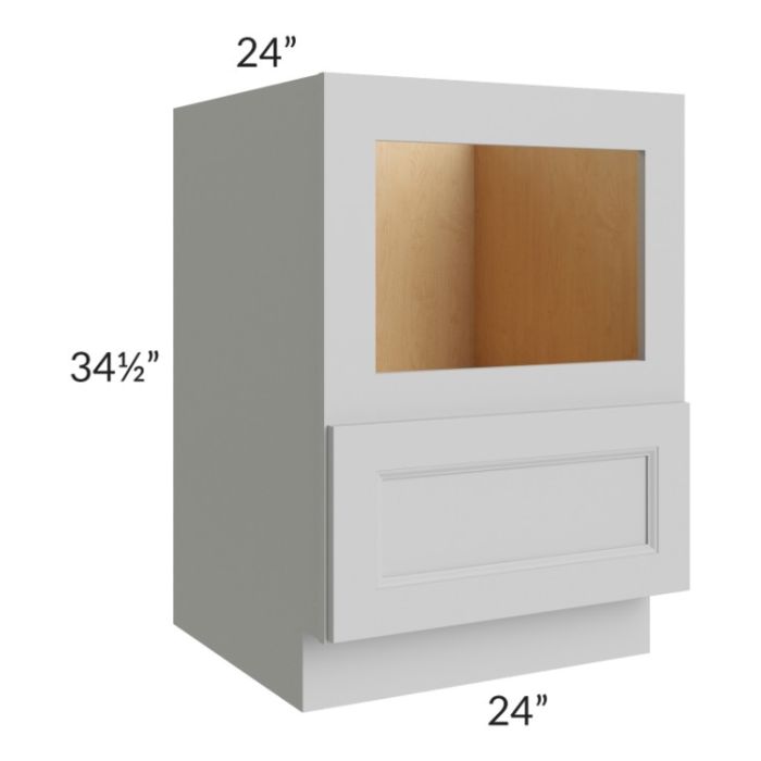 Tuscan Painted Grey 24" Base Microwave Cabinet