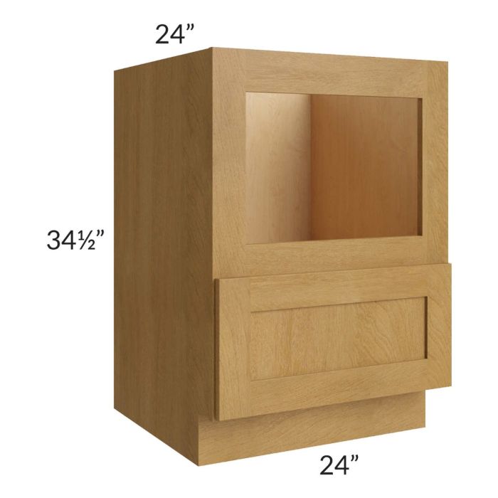 Midtown Timber Shaker 24" Base Microwave Cabinet