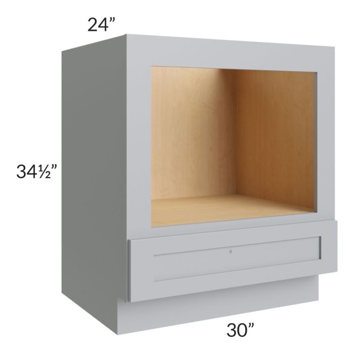 Asheville Grey Shaker 30" Microwave Base Cabinet