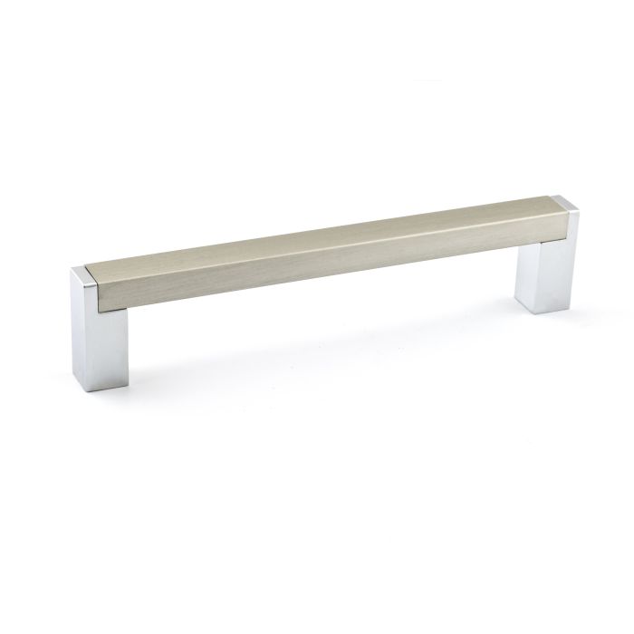 Expression Collection By Richelieu - 5.56" Center to Center in Brushed Nickel & Chrome