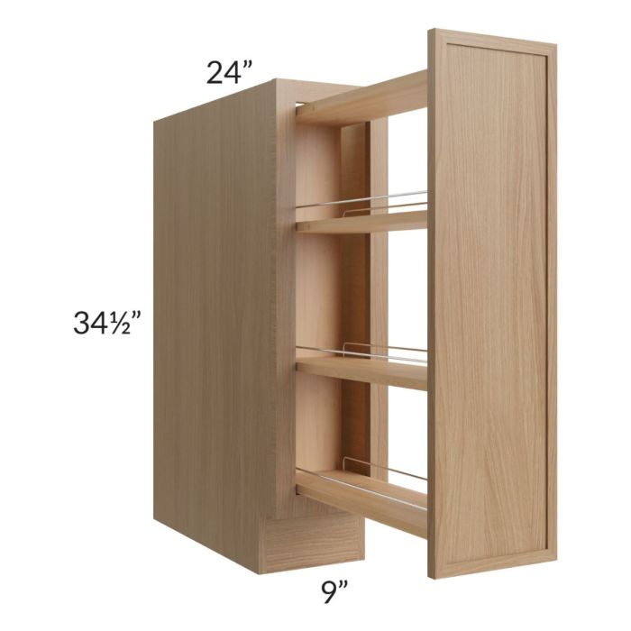 Township Rift Oak 9" Base Pullout Cabinet