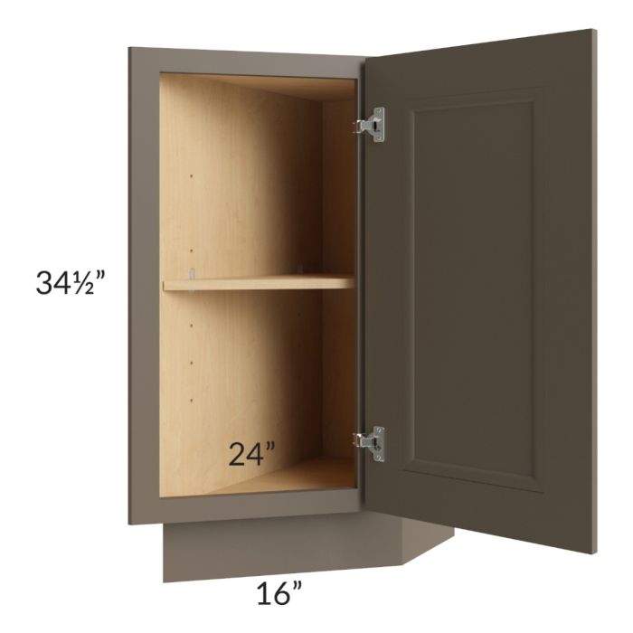 Tuscan Stone Base Transitional Cabinet (Right)