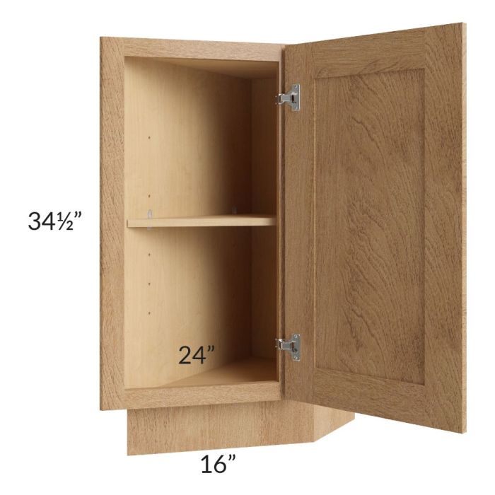 Midtown Timber Shaker Base Transitional Cabinet (Right)