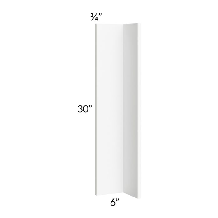 Milan White Matte 6x6x30 Corner Filler