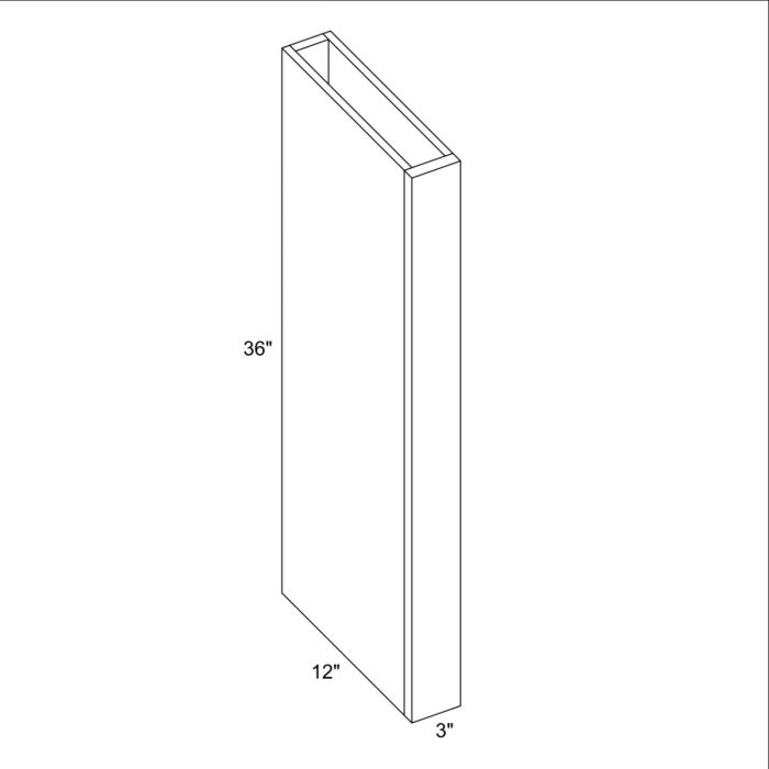 Tuscan 3x36 Wall Column (12" depth)