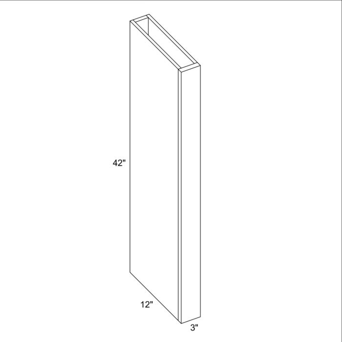 Vienna 3x42 Wall Column (12" depth)