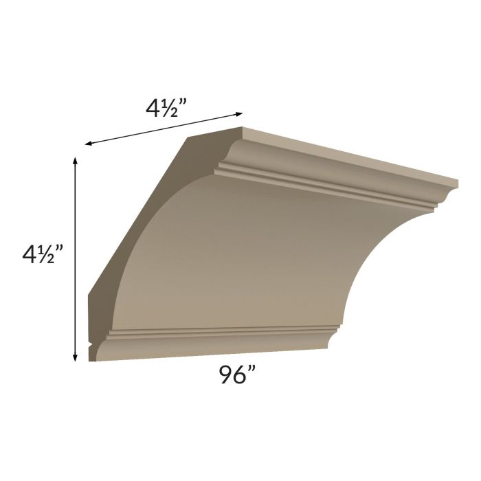 Tuscan Oyster Large Cove Crown Molding