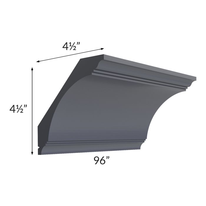 Vienna Indigo Large Cove Crown Molding