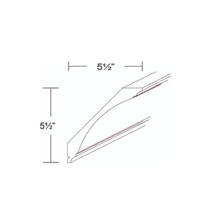 Vienna Extra Large Cove Crown Molding