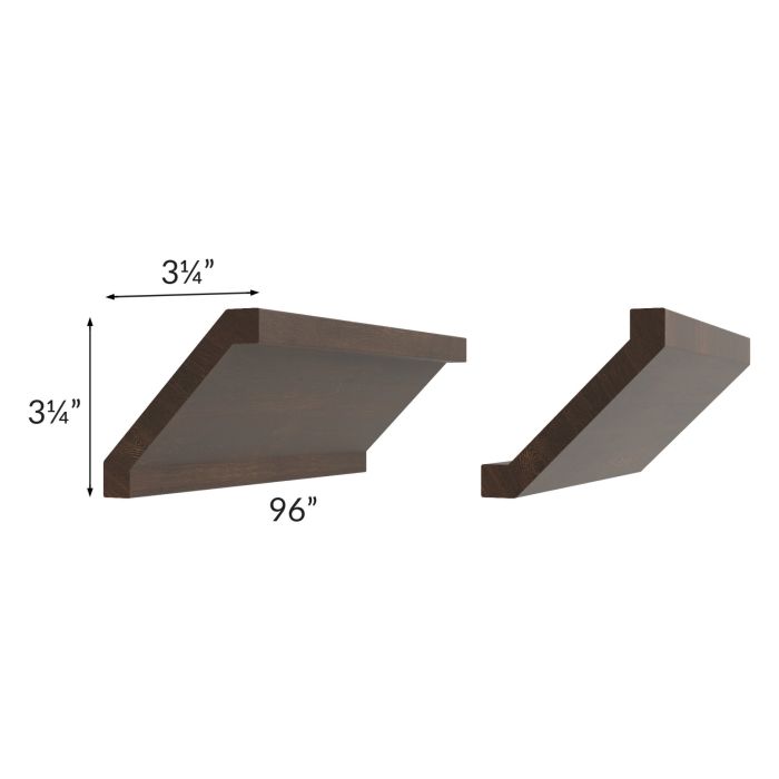 Vienna Kona Brown Extra Large Cove Crown Molding