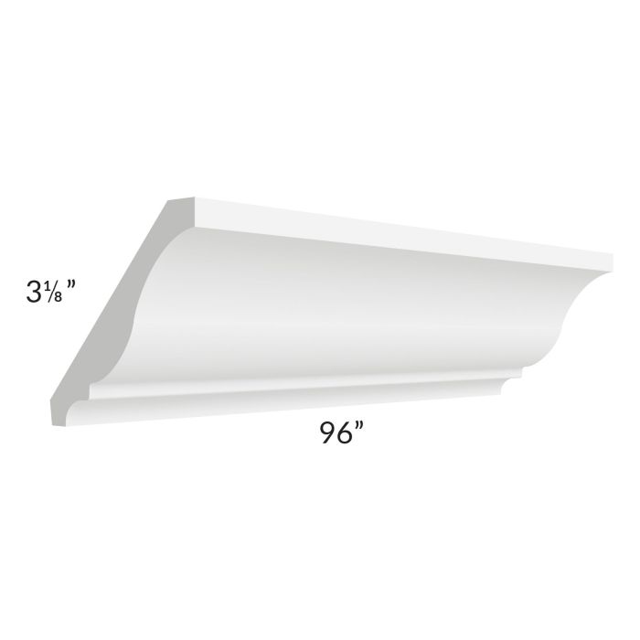 Alpine White Shaker Crown Molding