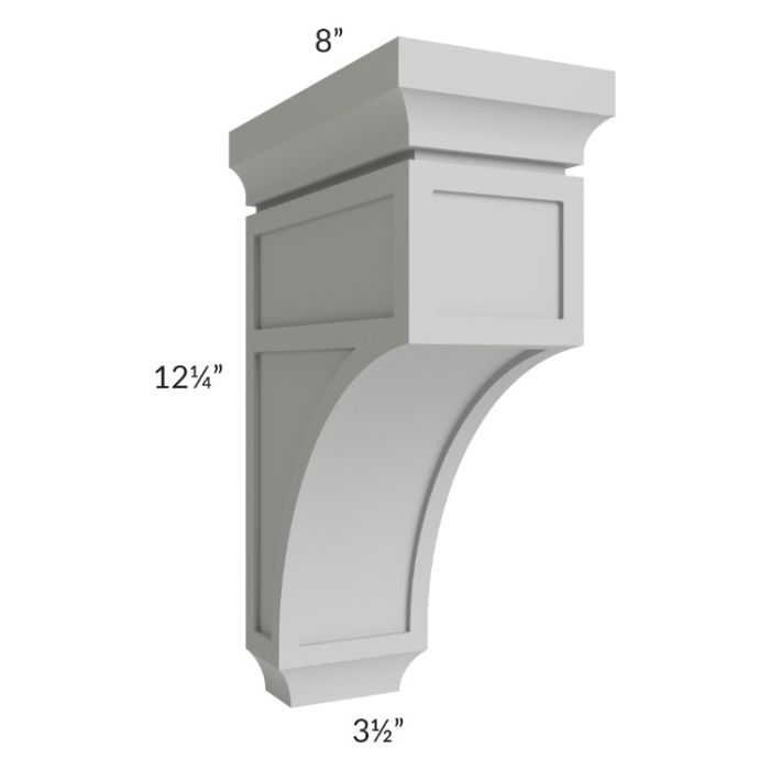 Tuscan Painted Grey Large Corbel