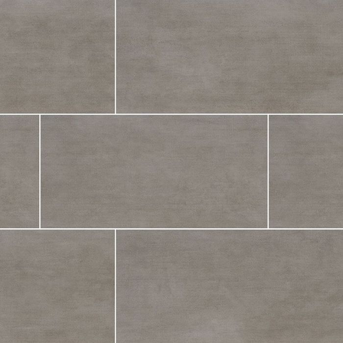 Gridscale Concrete 3 x 18 Bull Nose Ceramic Tile