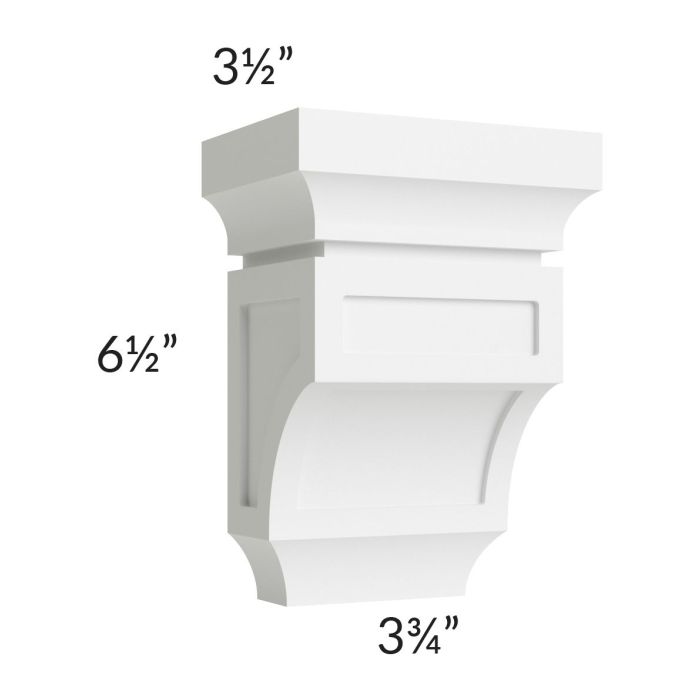Alpine White Shaker Small Corbel