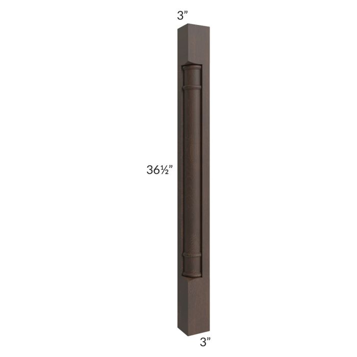 Tuscan Kona Brown Corner Post