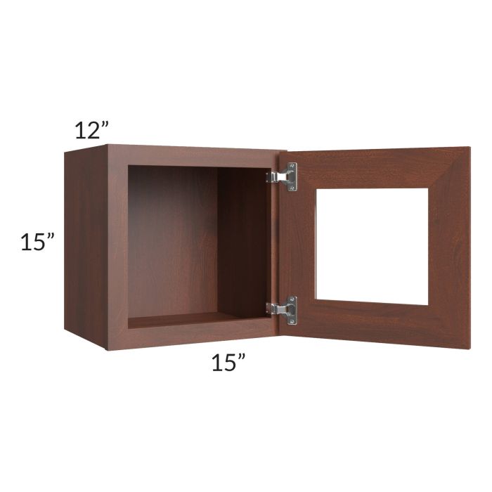 Cambridge Saddle Glaze 15x15 Decorative Wall Cabinet