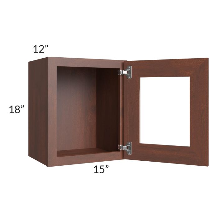 Cambridge Saddle Glaze 15x18 Decorative Wall Cabinet