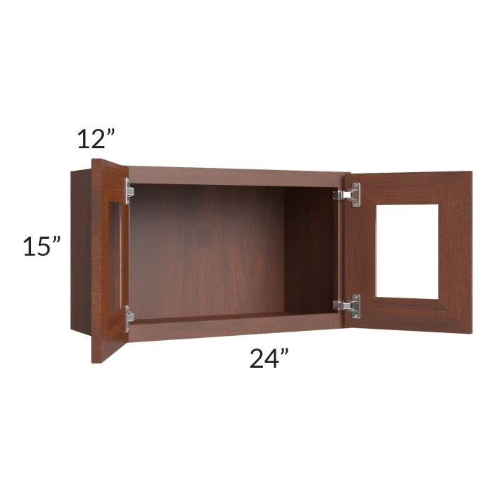 Cambridge Saddle Glaze 24x15 Decorative Wall Cabinet