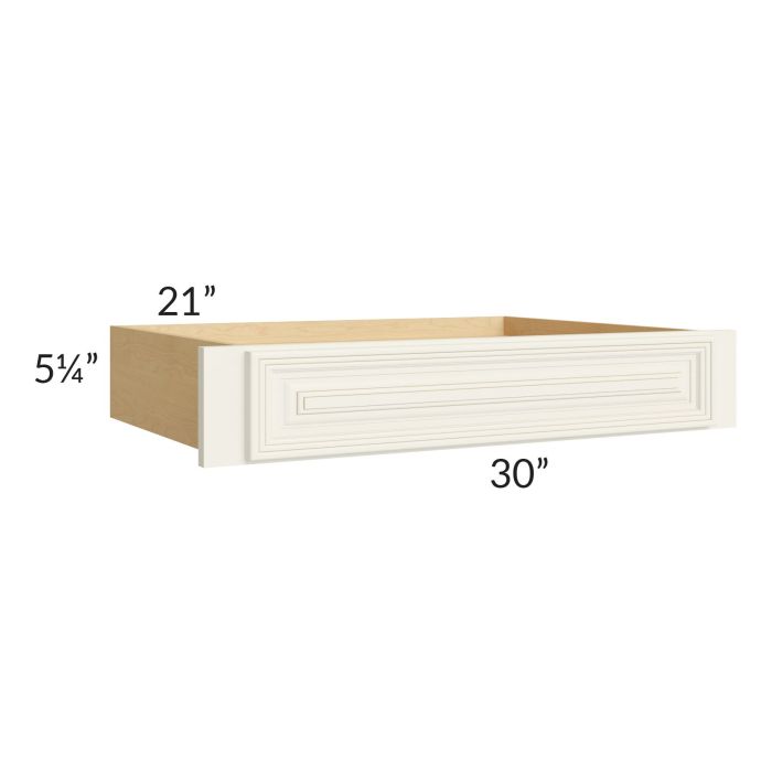Cambridge Antique White Glaze 30" Desk Knee Drawer (trimmable)