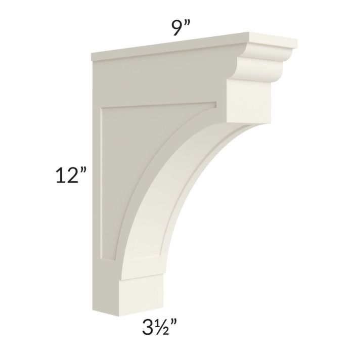 Cambridge Antique White Glaze Modern Corbel