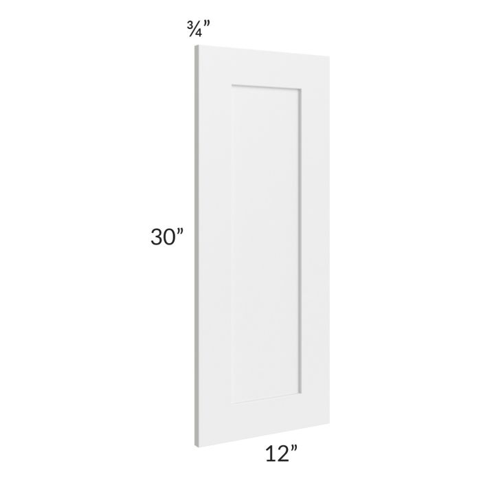 Southport White Shaker 30" Wall Decorative Panel