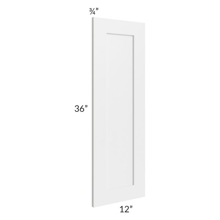 Southport White Shaker 36" Wall Decorative Panel