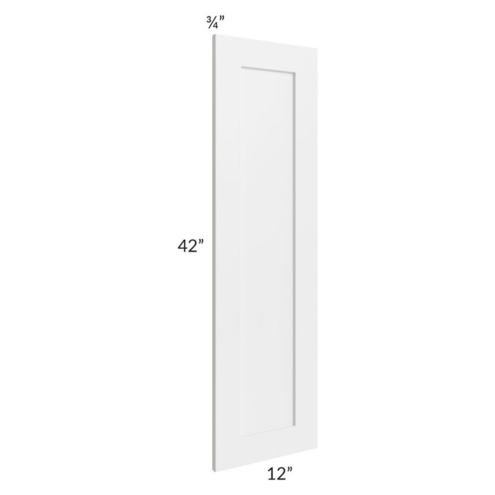 Brighton White Shaker 42" Wall Decorative Panel