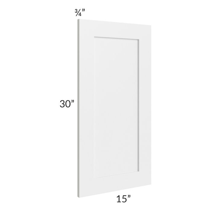 Southport White Shaker 15x30 Wall Decorative Panel