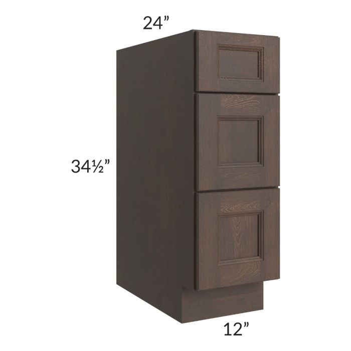 Tuscan Kona Brown 12" Drawer Base Cabinet