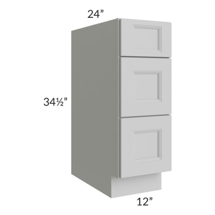 Tuscan Painted Grey 12" Drawer Base Cabinet