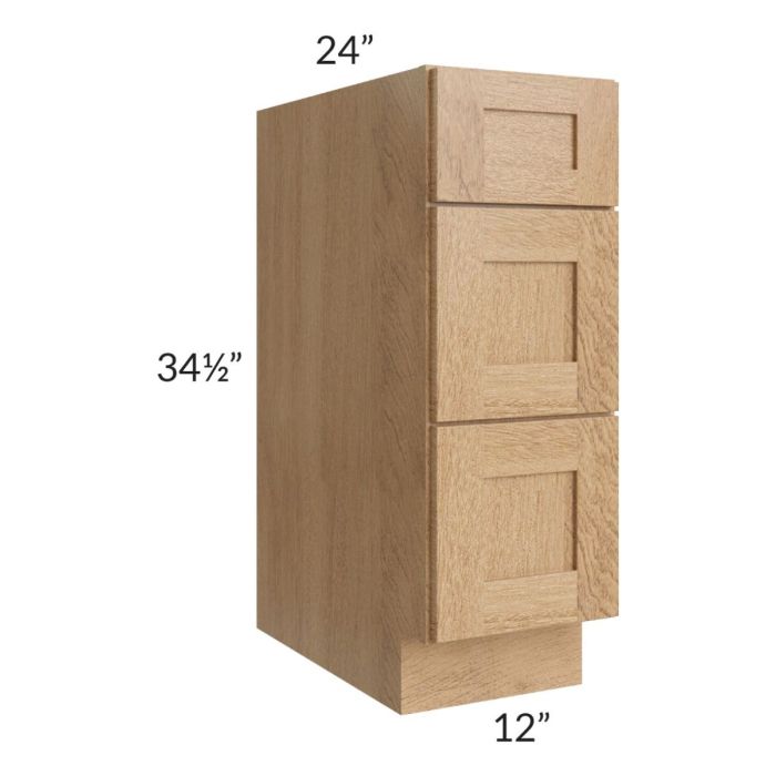 Midtown Timber Shaker 12" Drawer Base Cabinet