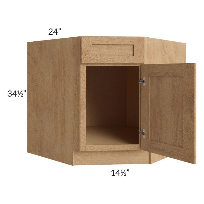 Midtown Timber Shaker 36" Diagonal Corner Sink Base