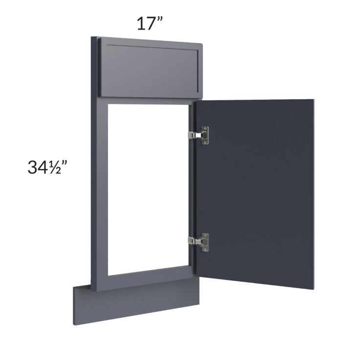 Vienna Indigo 36" Diagonal Corner Sink Front